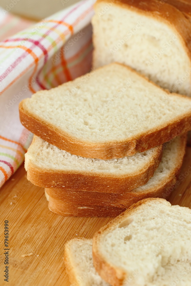 Sliced white bread Sliced white bread