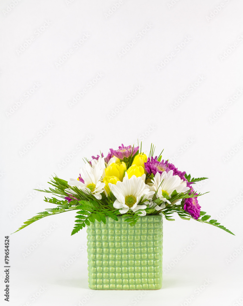 flower arrangement with copy space