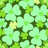 Seamless texture of the clover.