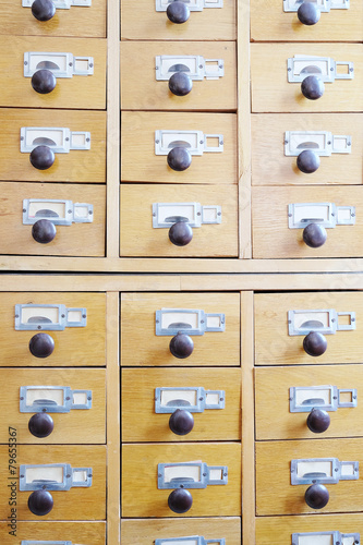 Vintage file cabinet