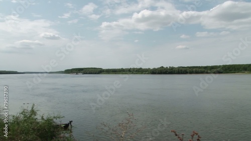 Very Wide River Panorama photo