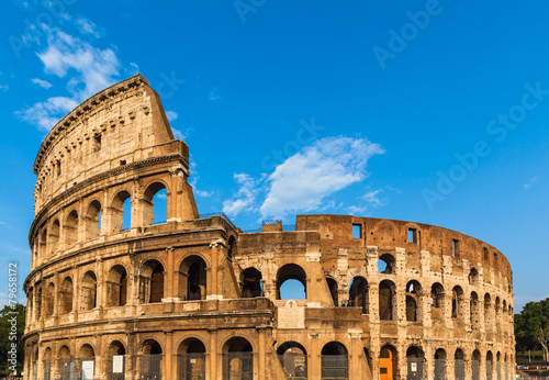 Fotótapéta Exterior view of colosseum in Rome