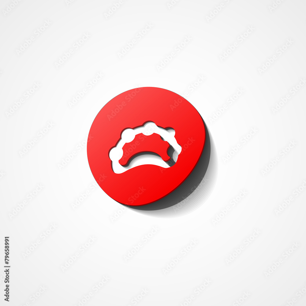 Tambourine web icon Tambourine web icon