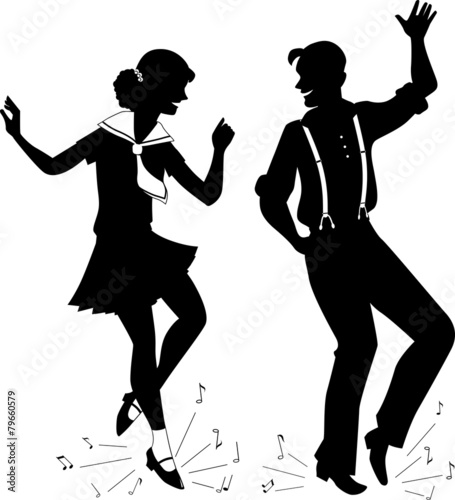 Tap Dancing Silhouette