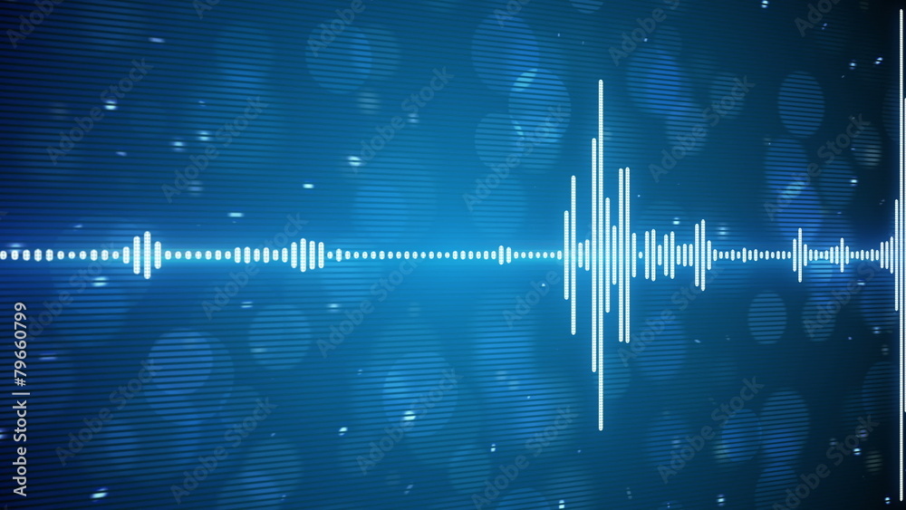 Music equalizer seamless loop background