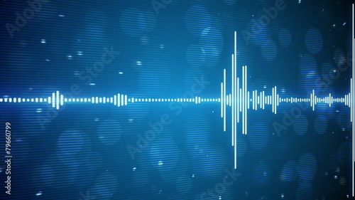 Music equalizer seamless loop background