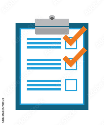 Survey design, vector illustration.