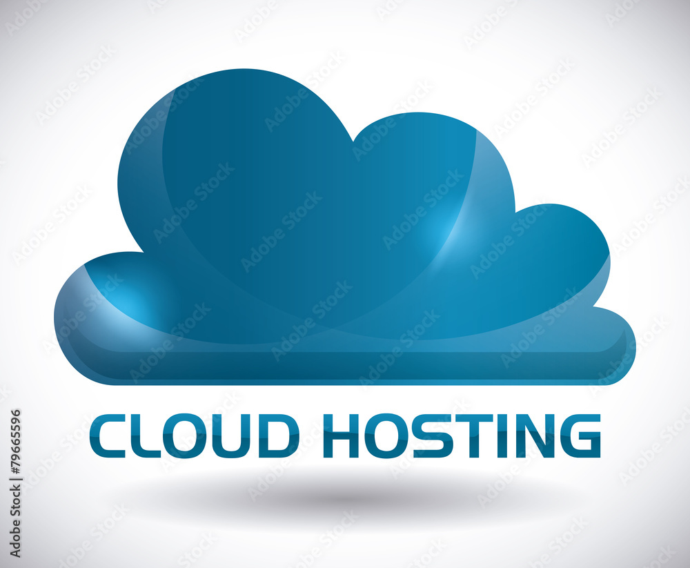 Cloud computing design, vector illustration. Cloud computing design, vector illustration.