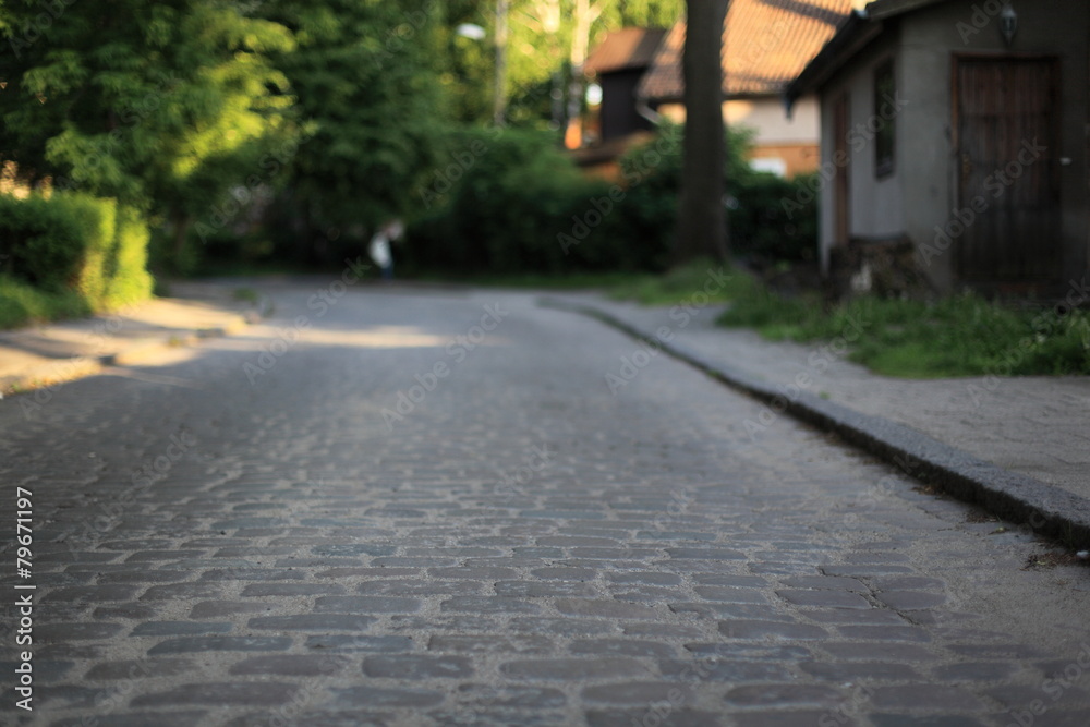 Cobblestone road Cobblestone road