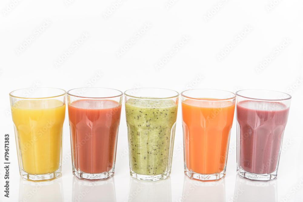 Healthy smoothie, mixed colors Healthy smoothie, mixed colors