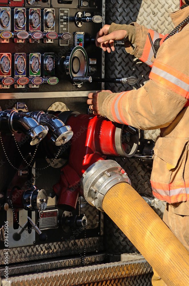 Fototapeta premium Fire Ground