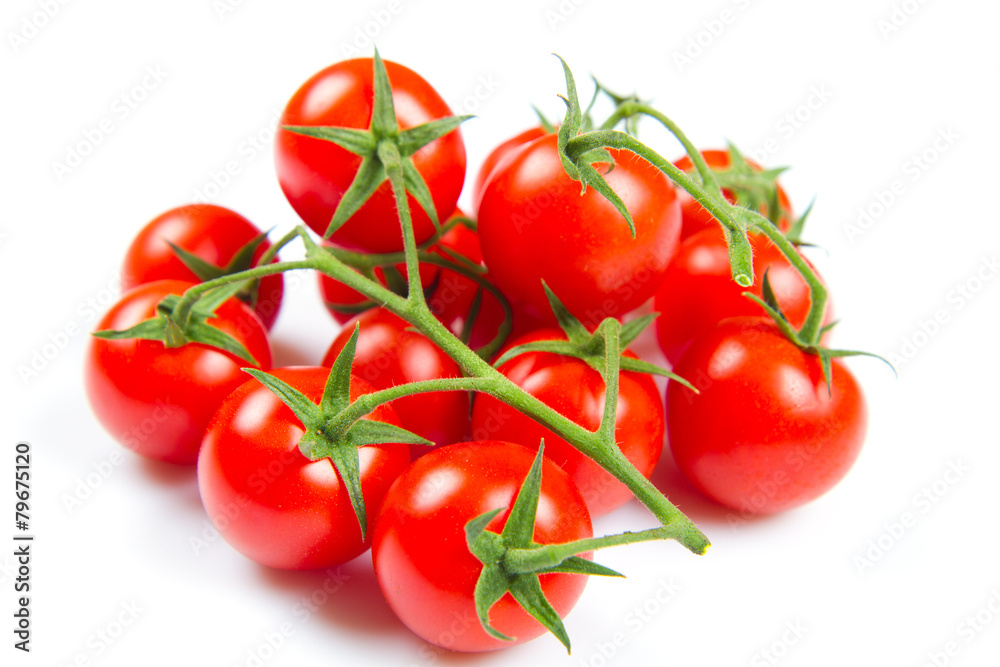 Bunch of fresh tomatoes