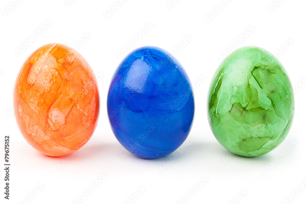 Obraz premium 3 Bunte Ostereier