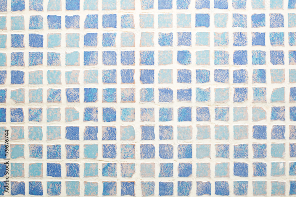 Blue color mosaic background tiles.. Blue color mosaic background tiles..