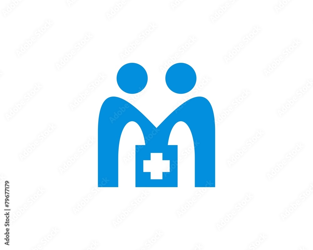 M health people logo icon template 1 M health people logo icon template 1