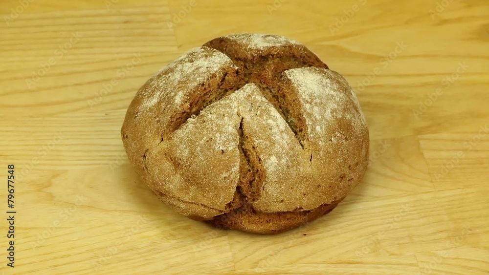 Rotation of bread Rotation of bread