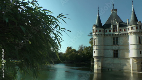 Azay-le-Rideau castle, XVIth century, Loire Valley, France