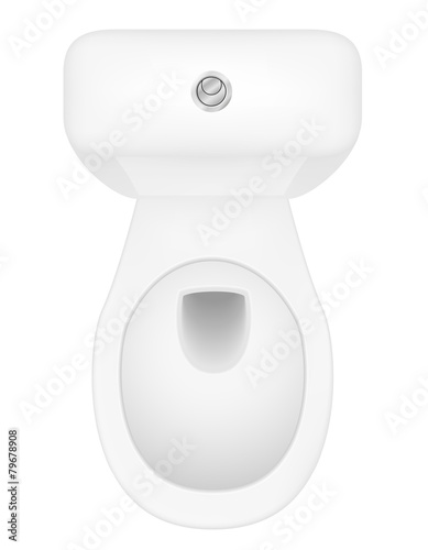 toilet bowl vector illustration