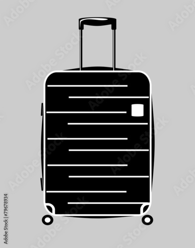 Luggage vector icon photo