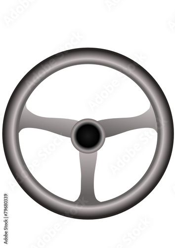 Old steering wheel