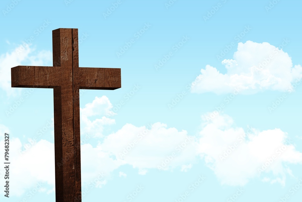 Cross against sky