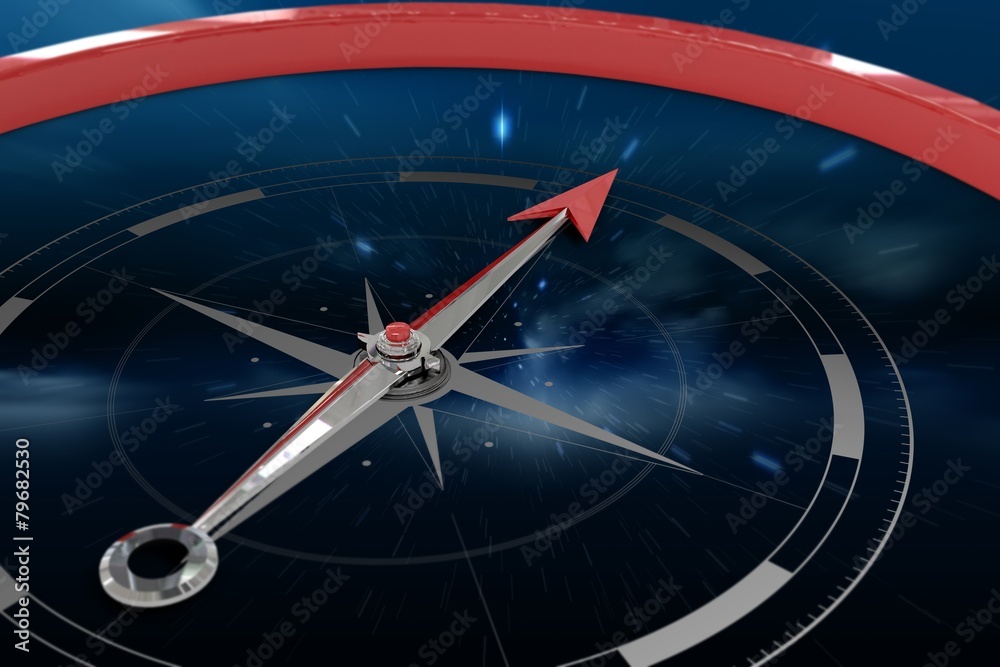 Composite image of compass Composite image of compass