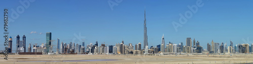 Skyline of Dubai #79682750