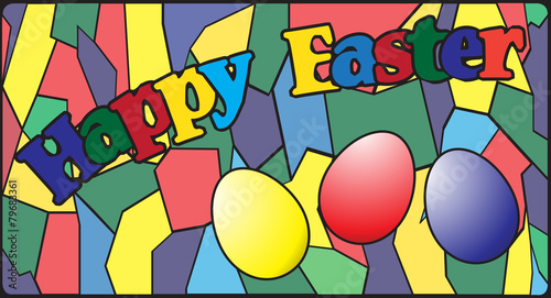 Easter Stained Glass Window