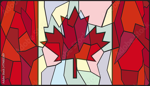 Canadian Stained Glass Window