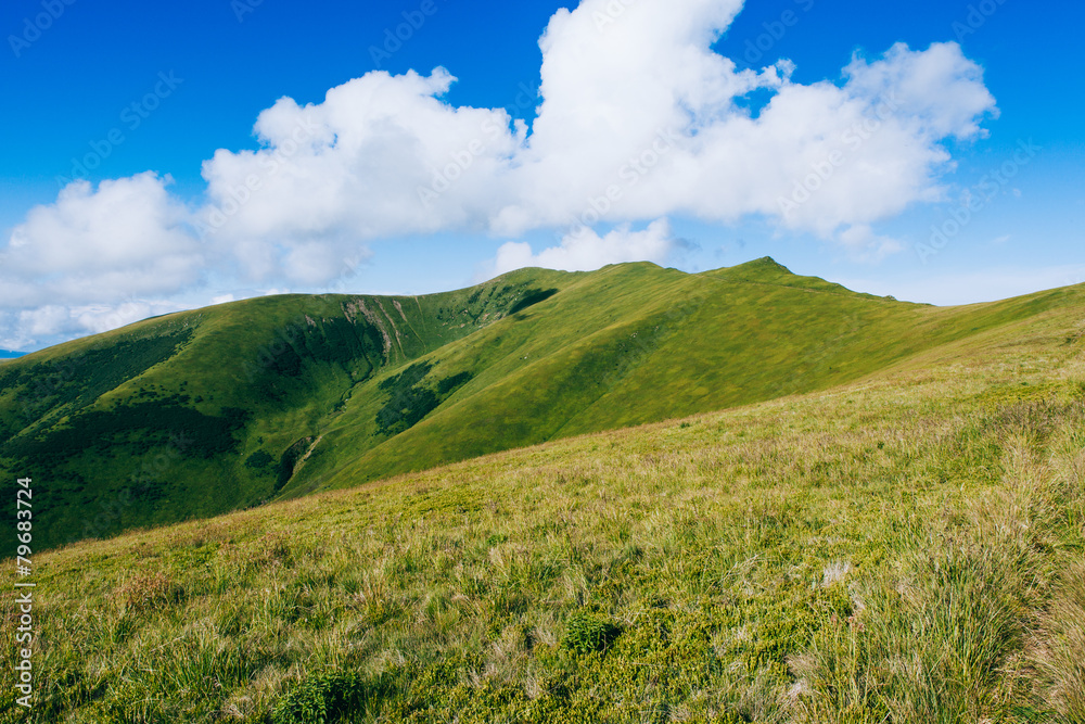 Green mountains. Mountain travel Green mountains. Mountain travel