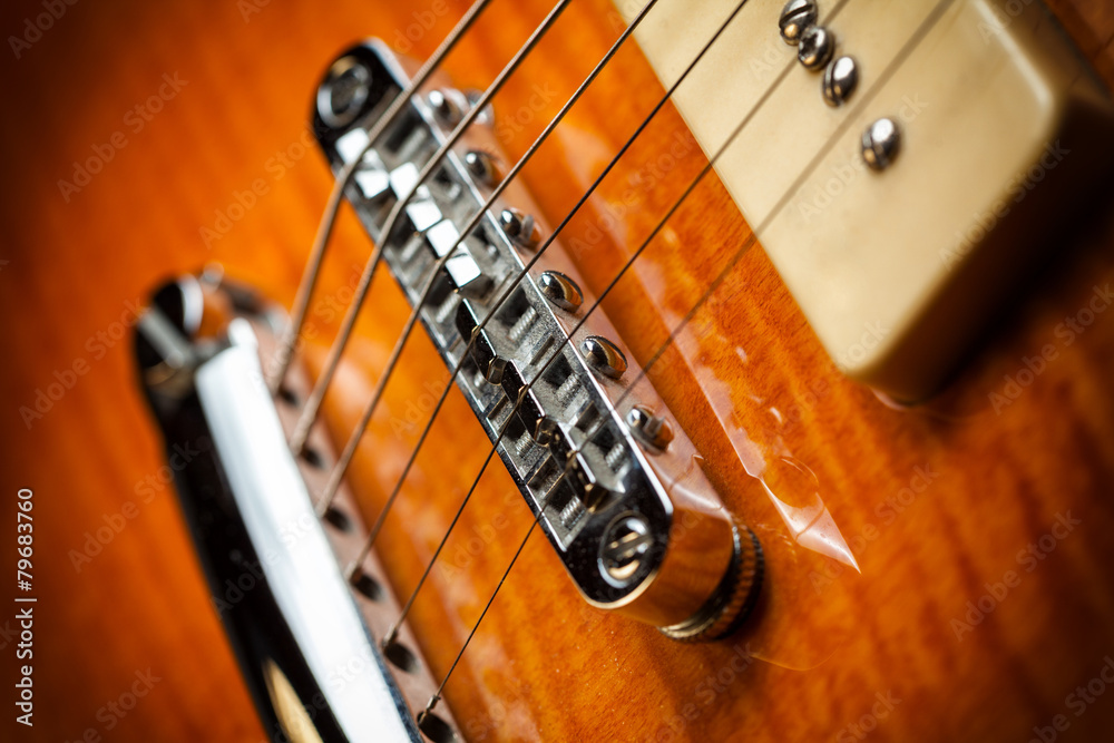 Fototapeta premium Vintage electric guitar