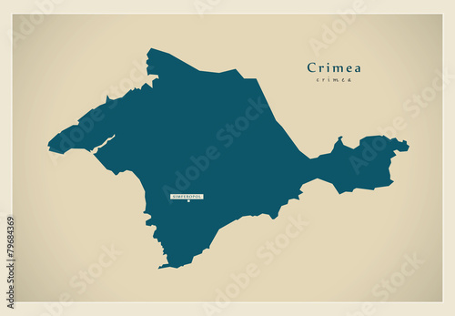 Modern Map - Crimea UA