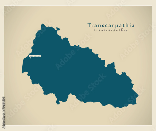 Modern Map - Transcarpathia UA