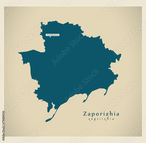 Modern Map - Zaporizhia UA
