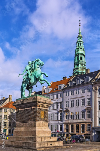 The equestrian statue of Absalon, Copenhagenv photo
