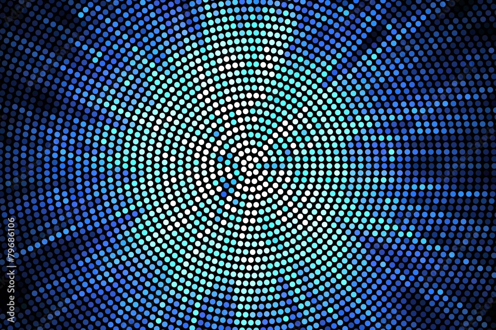 Naklejka premium blue geometric flash