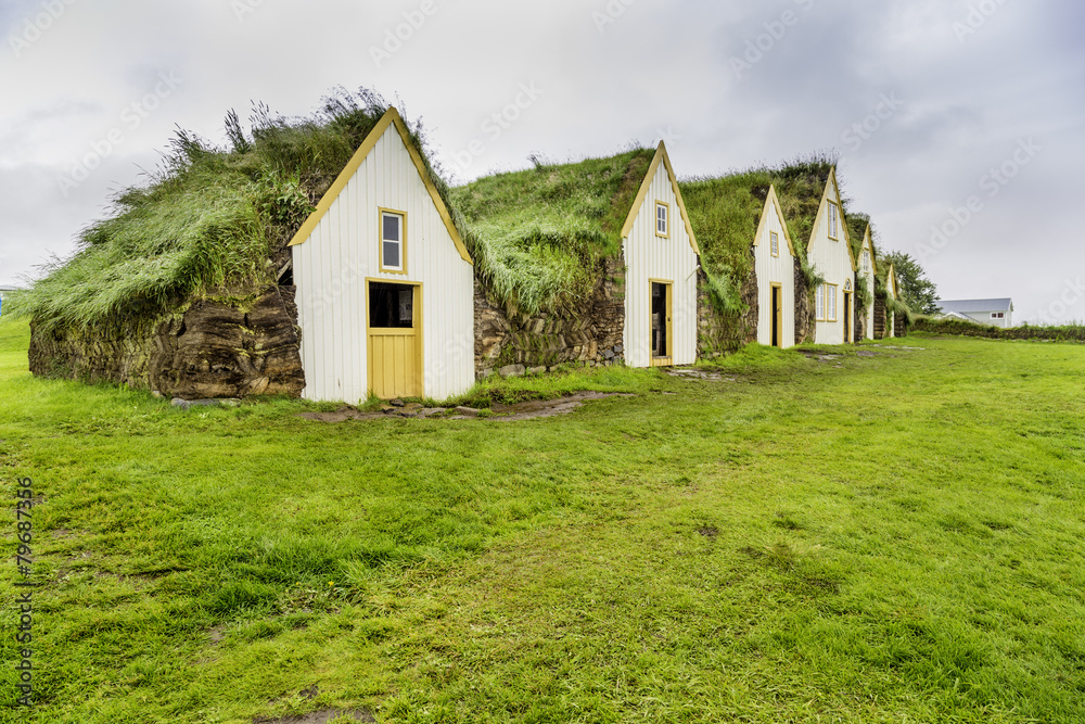 Obraz premium Turf Houses