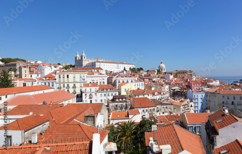View of old part of Lisbon, Portugal