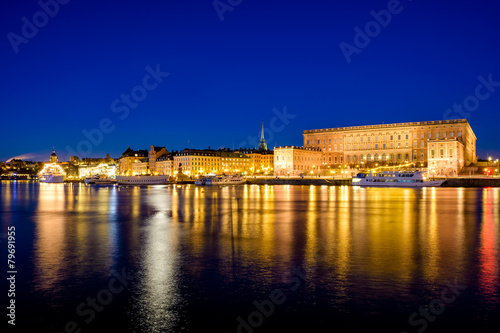 Stockholm night view © Kalin Eftimov