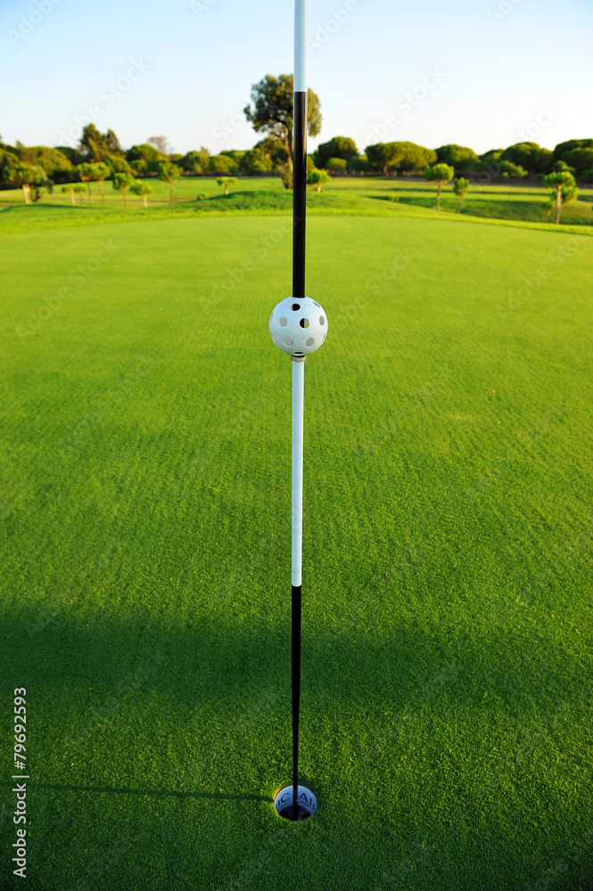 Obraz premium Golf course, Costa del Sol, Andalusia, Spain