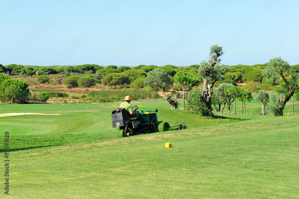 Mantenimiento del campo de golf, cortacésped Mantenimiento del campo de golf, cortacésped