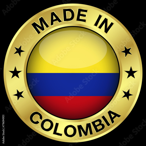 Colombia Made In Badge