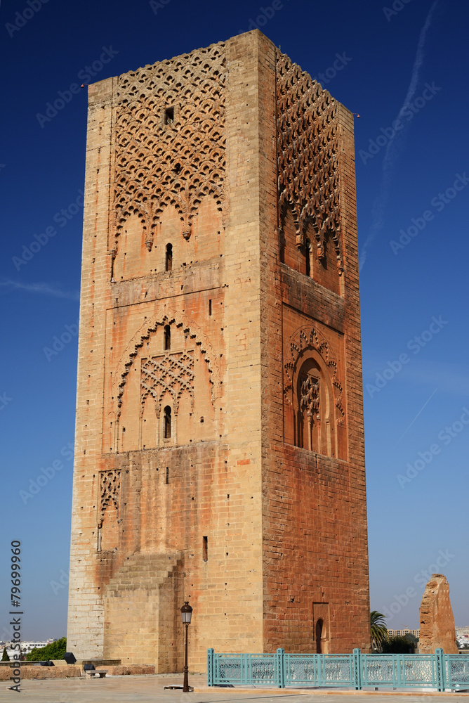 Morocco. Hassan tower in Rabat