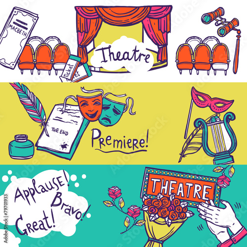 Theatre Banner Set