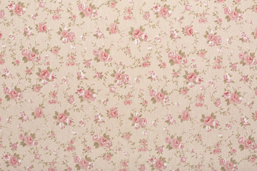 Tapestry with rose floral, romantic texture background