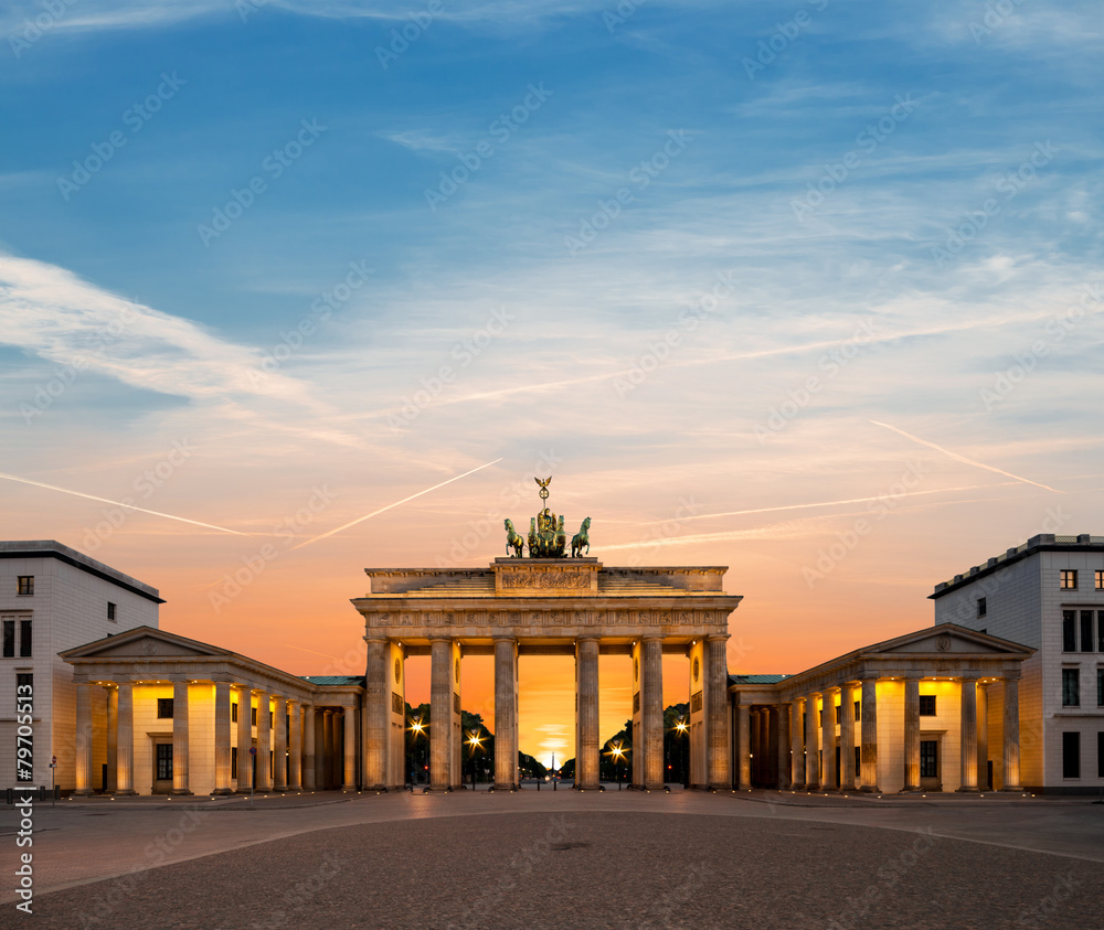 Berlin, Brandenburg Gate at night Berlin, Brandenburg Gate at night