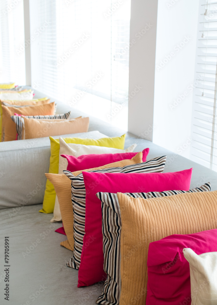 Decorative comfortable pillow natural Fabric
