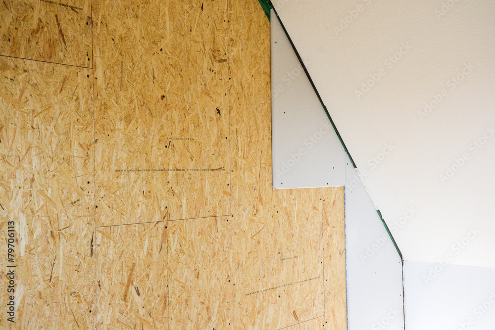 osb platten trockenbau StockFoto Adobe Stock