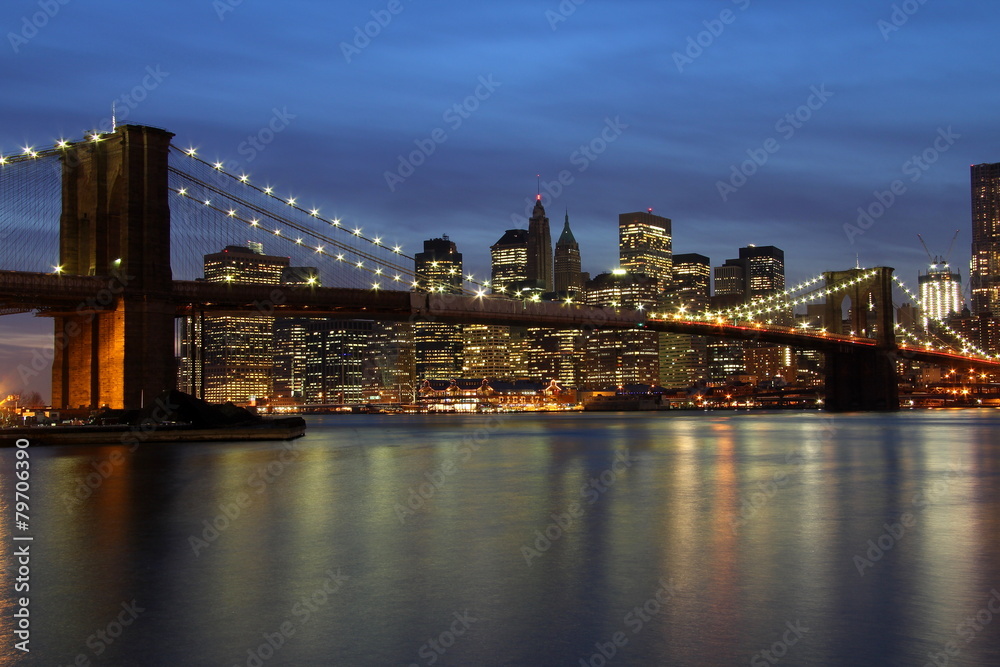 Obraz premium Nowy Jork nocą