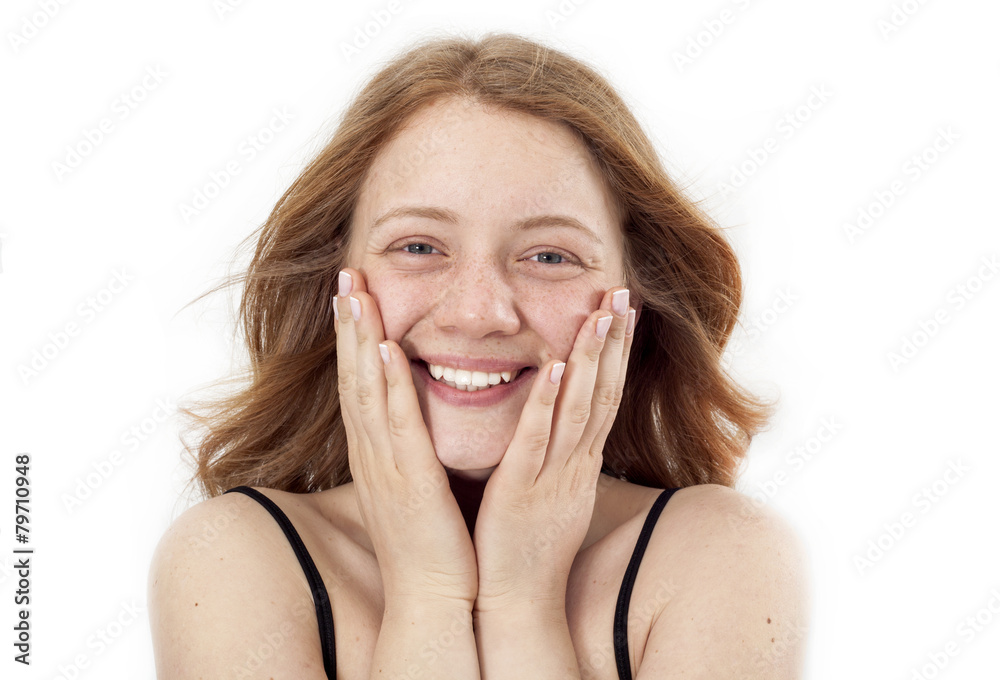 Fototapeta premium Portrait of smiling young woman